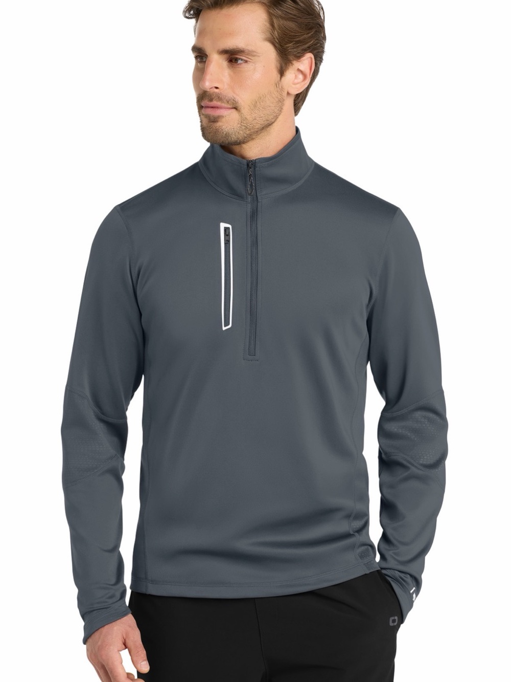 Men's OGIO Half Zip Pullover Jacket Gray
